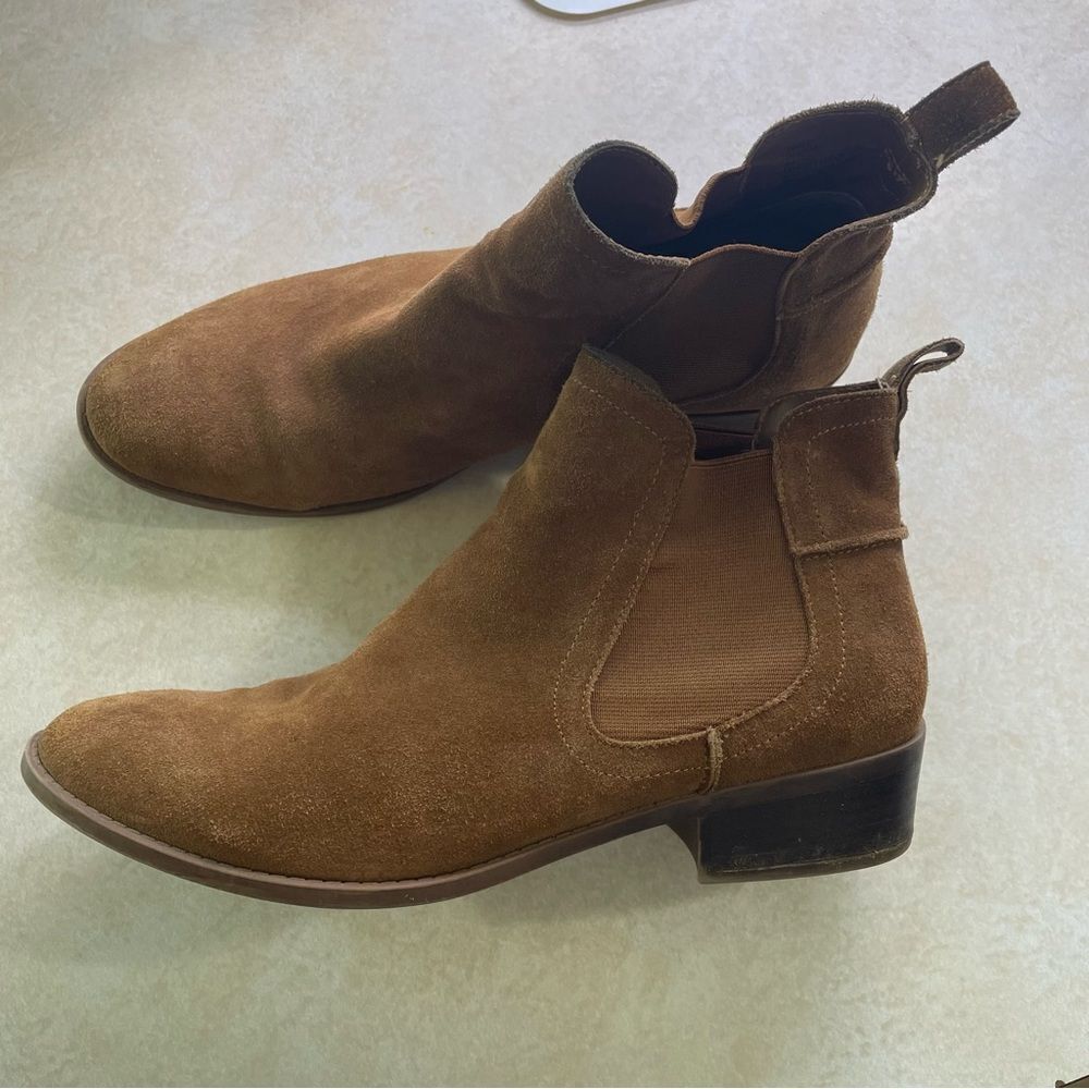 Steve Madden Women’s Drape Brown suede booties size 9.5 ankle boot shoes - Picture 8 of 11